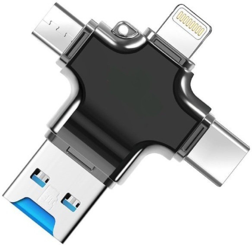 i-FLASHDRIVE MICRO SD USB CARD READER for iPHONE / iPAD / iPOD Upto 128 GB  at Rs 1180/unit, Button Cam in Ahmedabad
