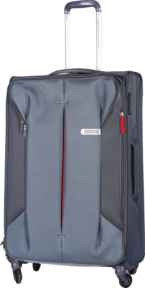 AMERICAN TOURISTER Spectralite TSA Spinner Soft Trolley 82 cm Grey Expandable Check in Suitcase 4 Wheels 32 inch Grey Price in India Flipkart