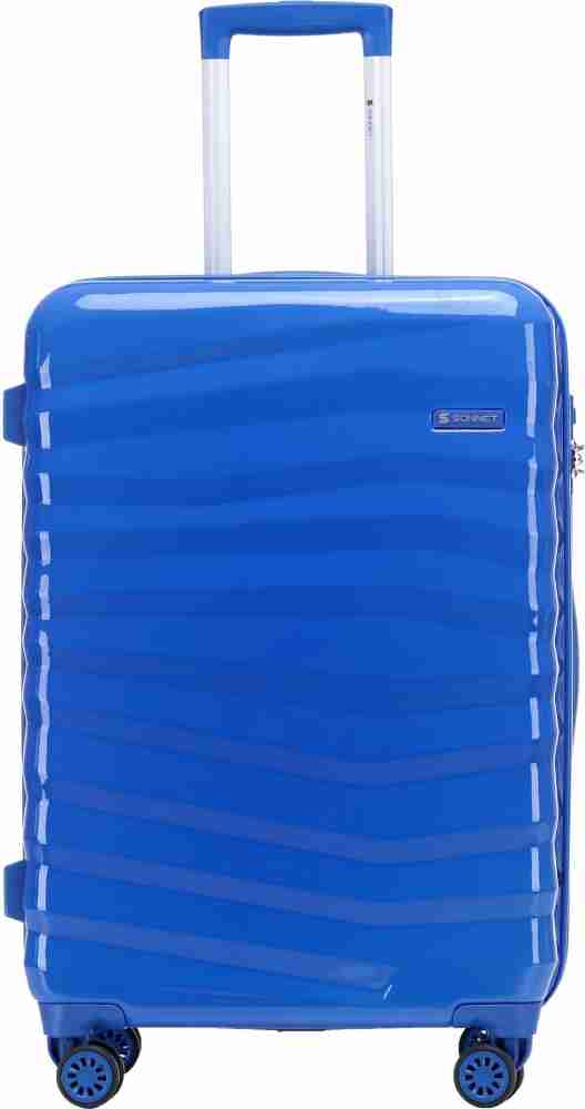 Sonnet SPEEDO Expandable Check-in Suitcase - 27 inch BLUE - Price in India