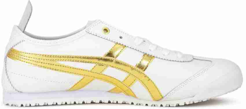 Onitsuka tiger mexico 66 white gold best sale