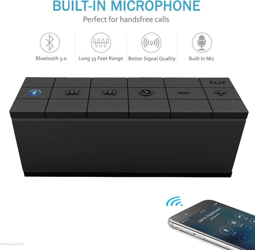Zaap top bluetooth speaker