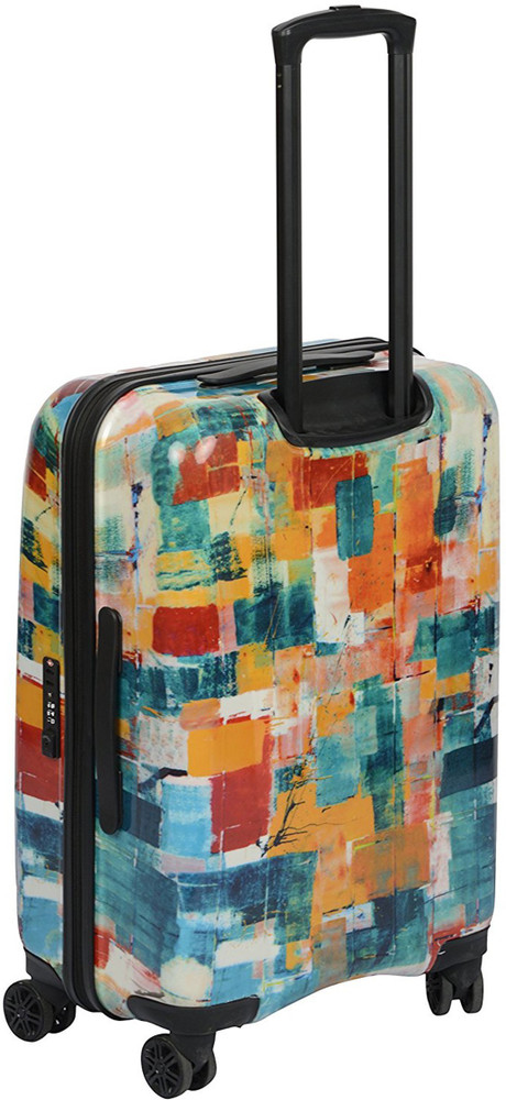 TopMove Multicolor Cabin Suitcase 4 Wheels 22 inch Multicolour