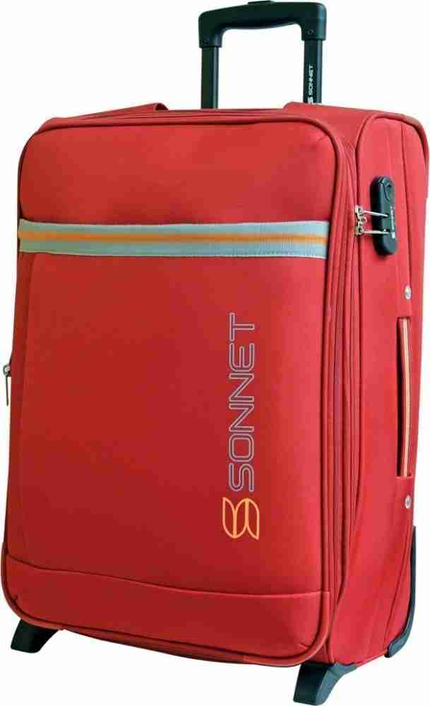 Sonnet VALOUR Expandable Cabin Suitcase - 21 inch RED - Price in India