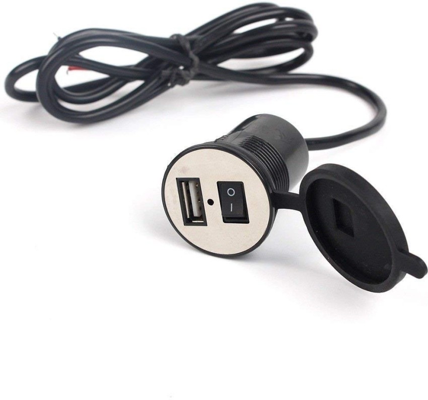 Car cigarette lighter charger. 12/24 VDC power supply with 1 USB