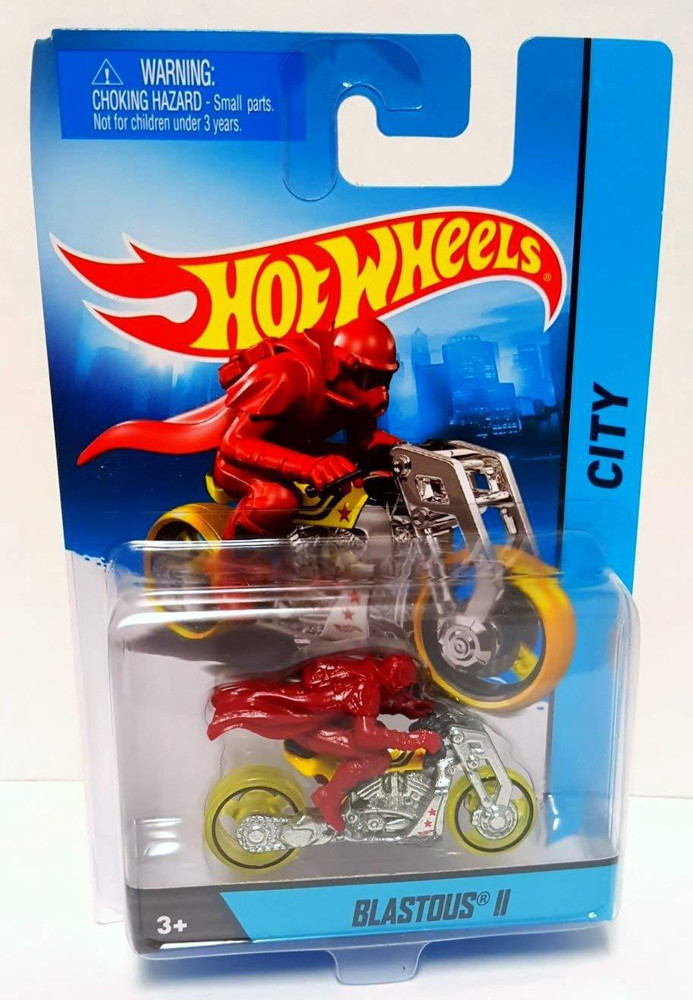 Hot wheels motorbike with rider clearance