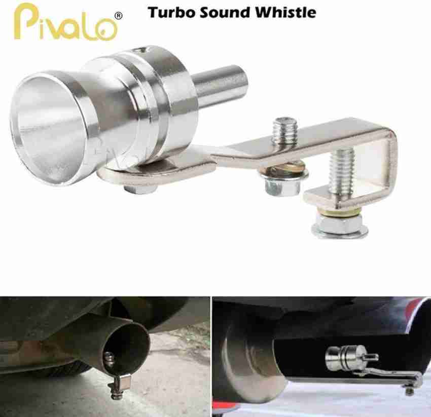 Universal Sound Simulator Car Turbo Sound Whistle Muffler Vehicle Refit  Device Exhaust Pipe Turbo Sound Whistle Auto Accessories (Back)