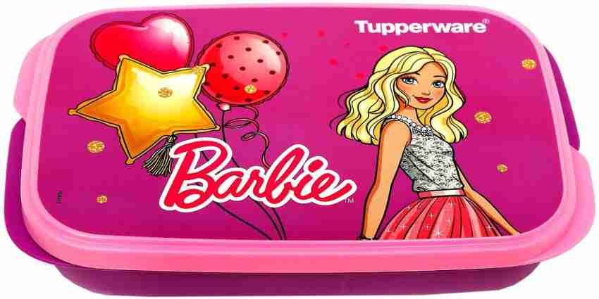 tupperware barbie lunch box