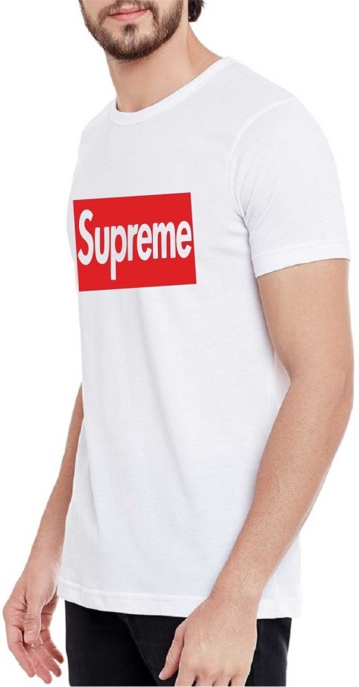 All white hotsell supreme shirt