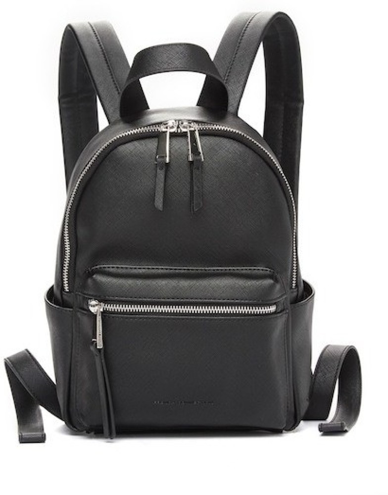 French Connection PERRY MINI CONVERTIBLE BACKPACK/ CROSSBODY 1 L Small  Backpack BLACK - Price in India