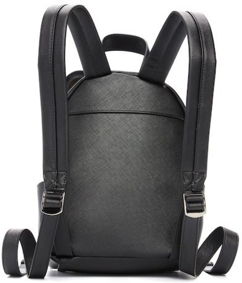 French Connection PERRY MINI CONVERTIBLE BACKPACK/ CROSSBODY 1 L Small  Backpack BLACK - Price in India