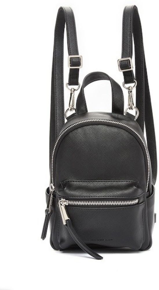 French Connection PERRY MINI CONVERTIBLE BACKPACK/ CROSSBODY 1 L Small  Backpack BLACK - Price in India