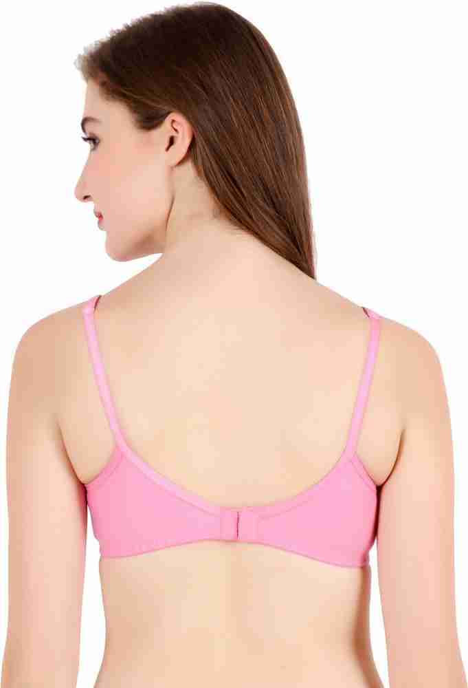 BUY INDIAN MADE pure cotton sports bra supershaper pink-32B-in Women Plunge  Non Padded Bra - Buy BUY INDIAN MADE pure cotton sports bra supershaper pink-32B-in  Women Plunge Non Padded Bra Online at Best Prices in India