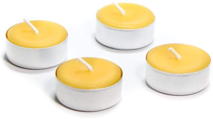 Unscented Tea Lights Candle, 6-7 Hours Extended Burn Time, White