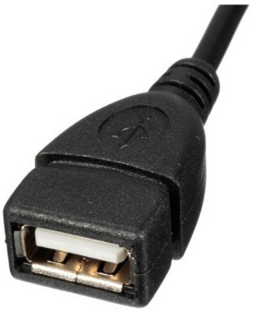 Left Angled 90 Degree Micro Usb Male To Usb Data Charge Cable 0.2m