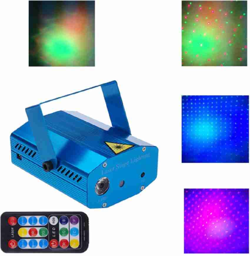 Voltegic ® RGB LASER REMOTE CONTROL LED STAGE LIGHTING PROJECTOR FOR DISCO  XMAS PARTY Shower Laser Light Price in India - Buy Voltegic ® RGB LASER  REMOTE CONTROL LED STAGE LIGHTING PROJECTOR