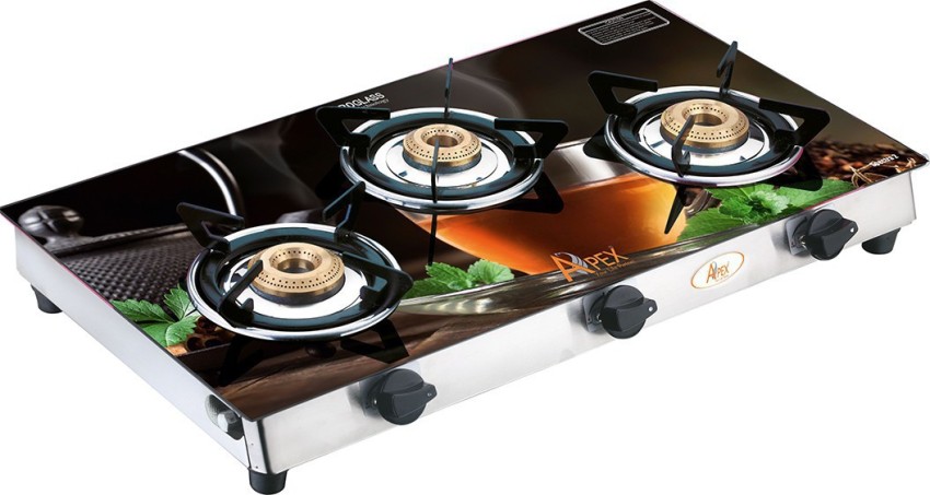 Apex gas stove on sale 3 burner price