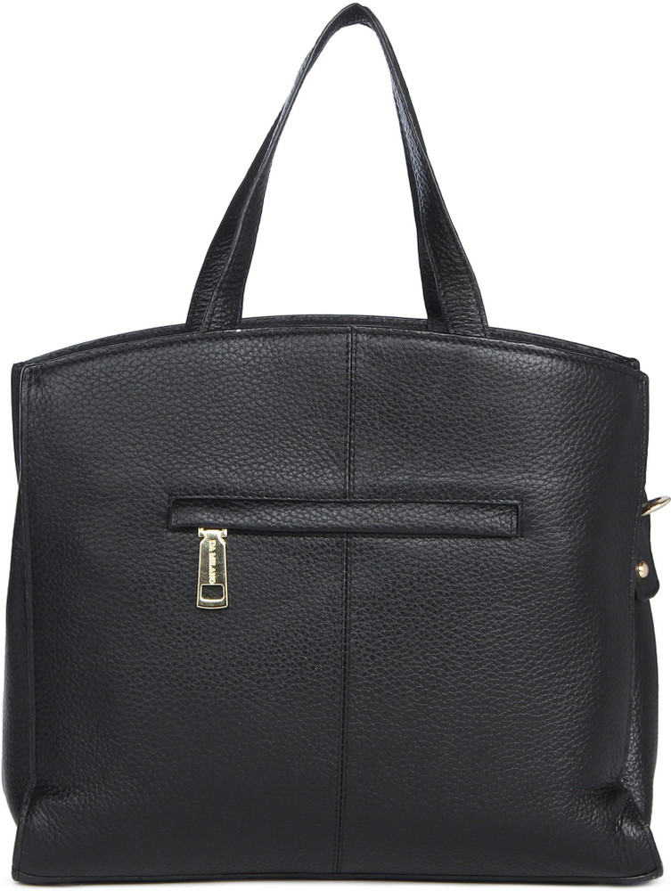 Buy Da Milano Women Black Shoulder Bag BLACK Online Best Price