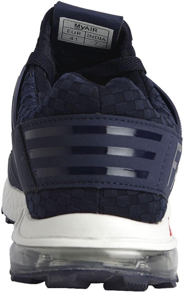 Vir sport men's clearance blue mesh running shoes