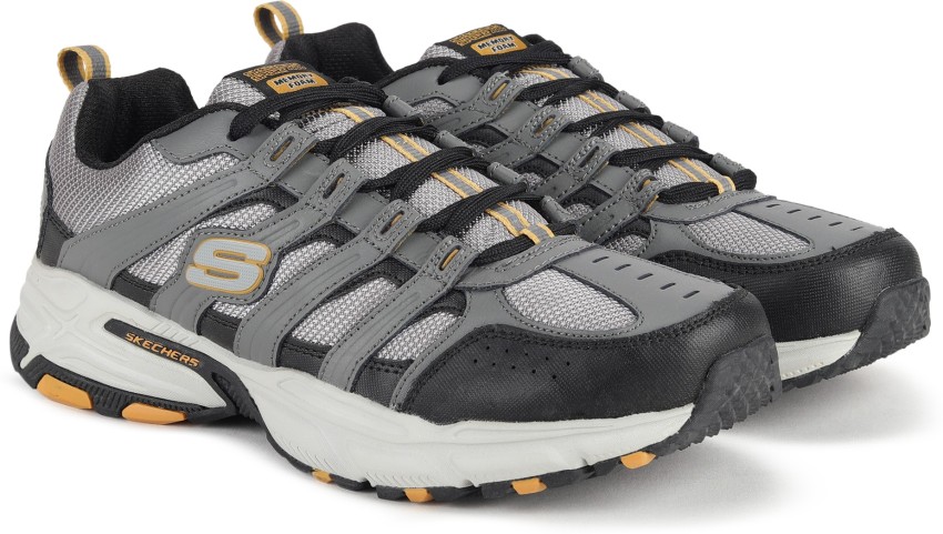 Stamina Plus - Rappel Training and Gym Shoes For Men - Buy GRAY/BLACK Color Skechers Stamina Plus - Rappel Training and Gym Shoes For Men Online at Best - Shop