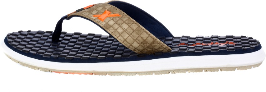 Sparx Men Men SFG 2058 Beige Navy Blue Flip Flops Buy Sparx Men