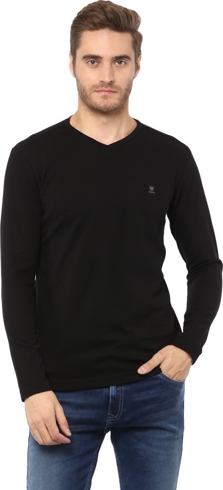 MUFTI Solid Men V Neck Black T Shirt Buy MUFTI Solid Men V Neck Black T Shirt Online at Best Prices in India Flipkart