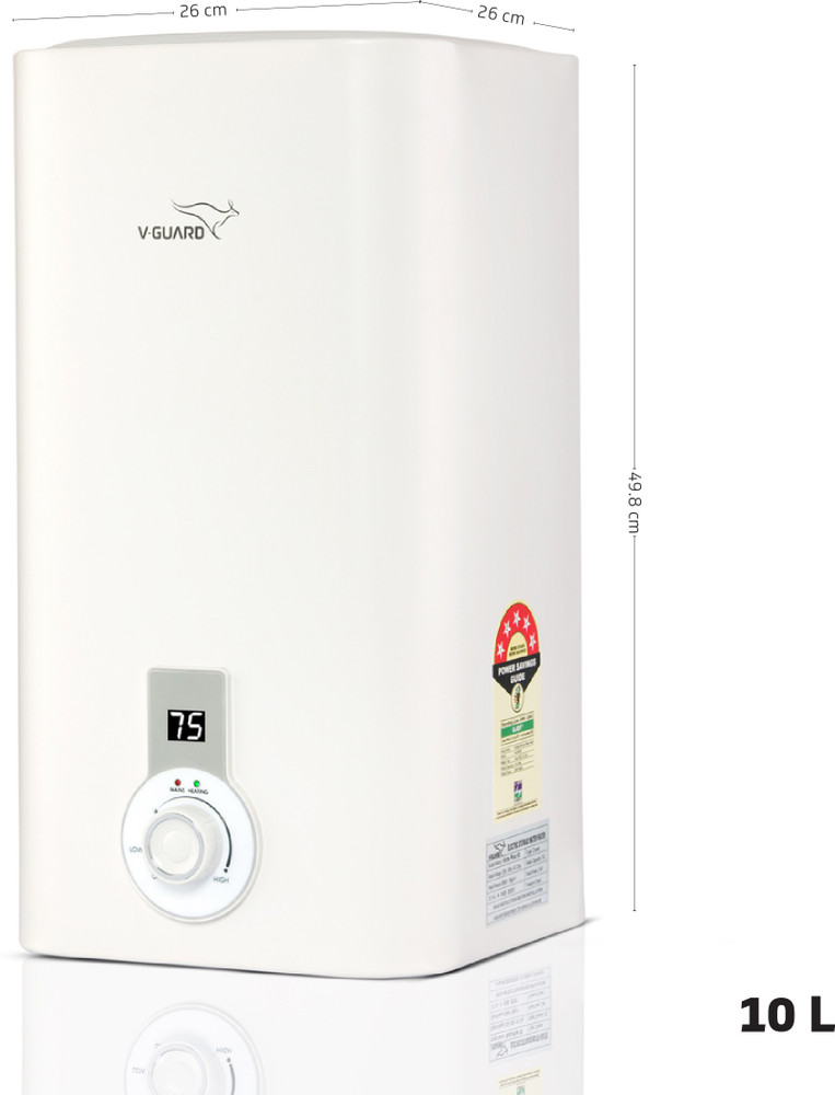 V-Guard 10 L Storage Water Geyser (Victo Plus 10, White) Price in India -  Buy V-Guard 10 L Storage Water Geyser (Victo Plus 10, White) online at  Flipkart.com