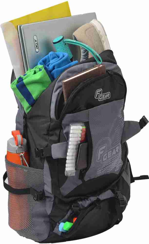 F GEAR Orion 46 L Laptop Backpack Grey Black Price in India