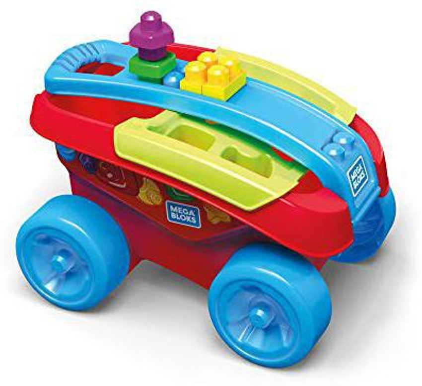 Mega Bloks Building Basics Shape Sorting Wagon Building Set