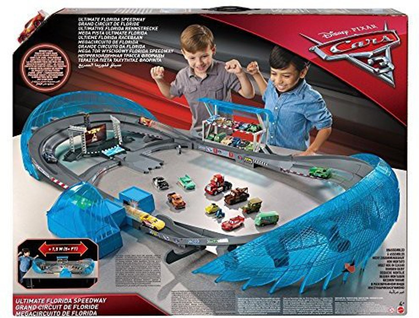 Genrc Disney Pixar Cars 3 Ultimate Florida Speedway Track Set
