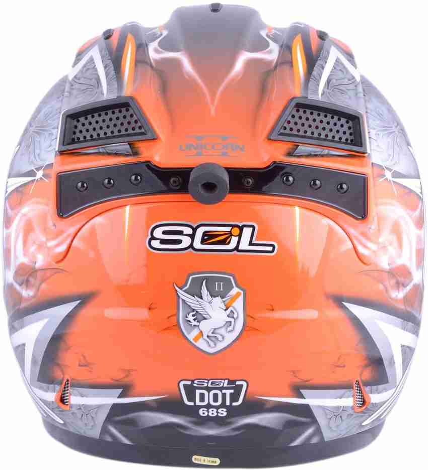 Sol helmets with led india sales