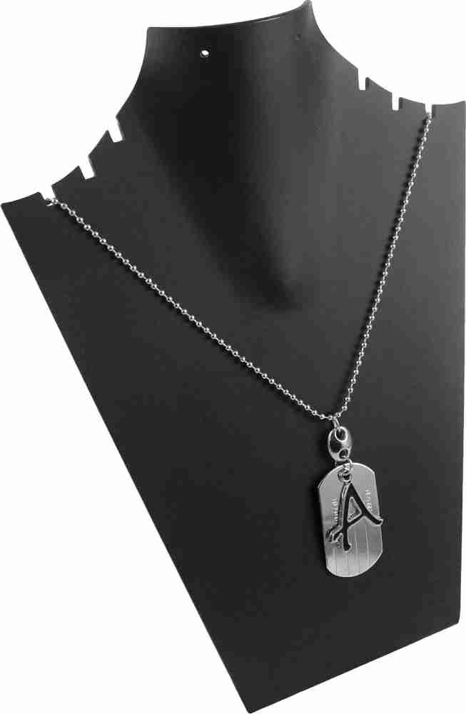 Dog Tag Pendant with Chain For Men