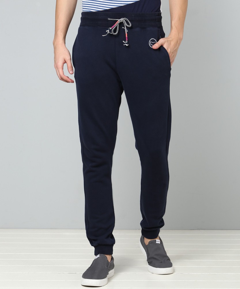 GAS KIDS Boys Solid Navy Blue Trackpants | Navy | 184687