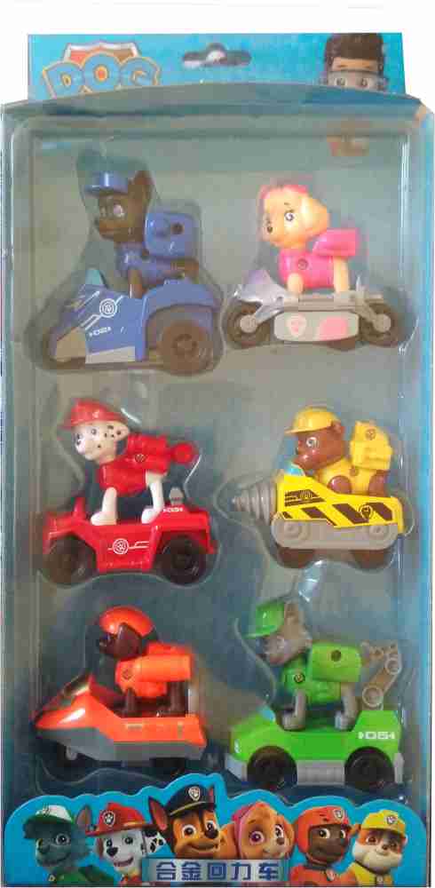 Paw patrol mission paw complete cheap set of 6 figures with vehicles