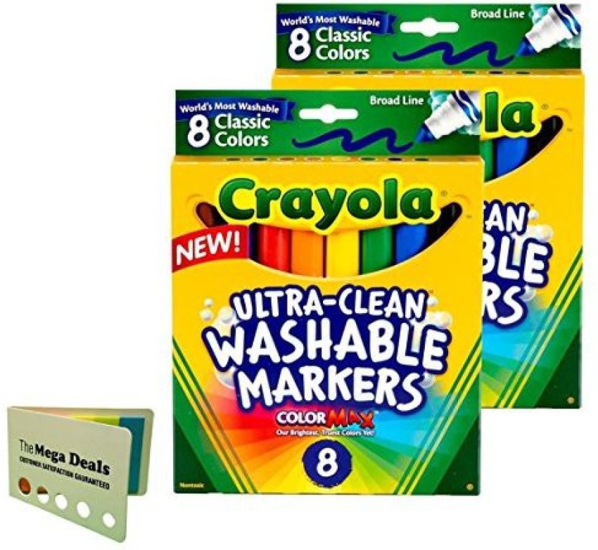 Washable Markers, Broad Point, Classic Colors, (58-7808),best
