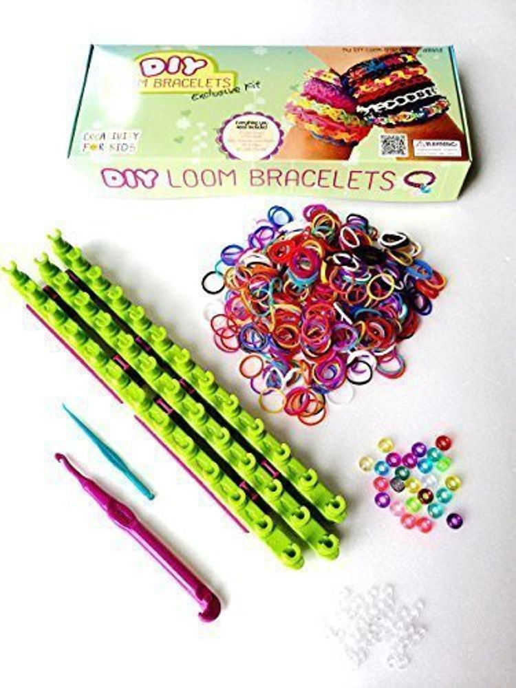 How Do You Make Wrapped Twisty Rubber Band Bracelet with Loom Kit  Pandahallcom