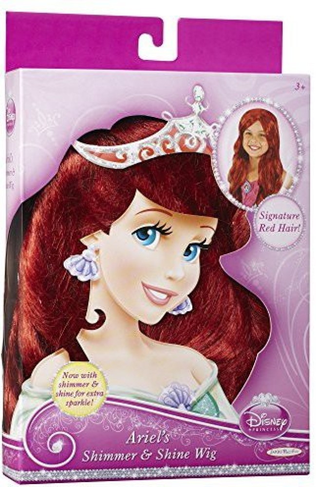 DISNEY PRINCESS Ariel Shimmer Shine Role Play Wig Ariel