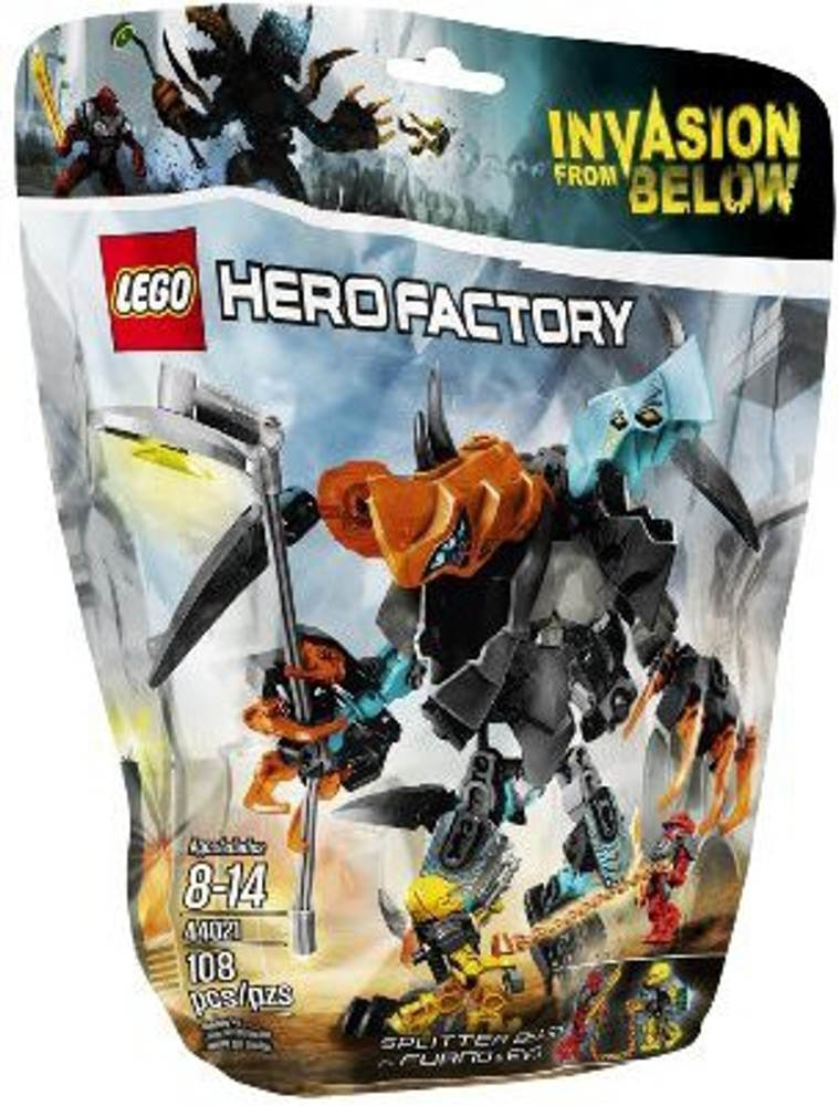 LEGO Hero Factory 44021 Splitter Beast Vs. Furno And Evo Hero