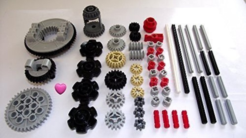torsdag kassette efterspørgsel LEGO Technic 60-Piece Gear Wheel, Axle And Stopper Set - Technic 60-Piece  Gear Wheel, Axle And Stopper Set . shop for LEGO products in India. |  Flipkart.com