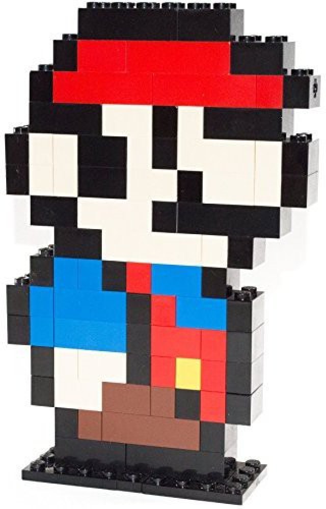 Custom Lego Mario Kart, Mario figure is by EclipseGrafx