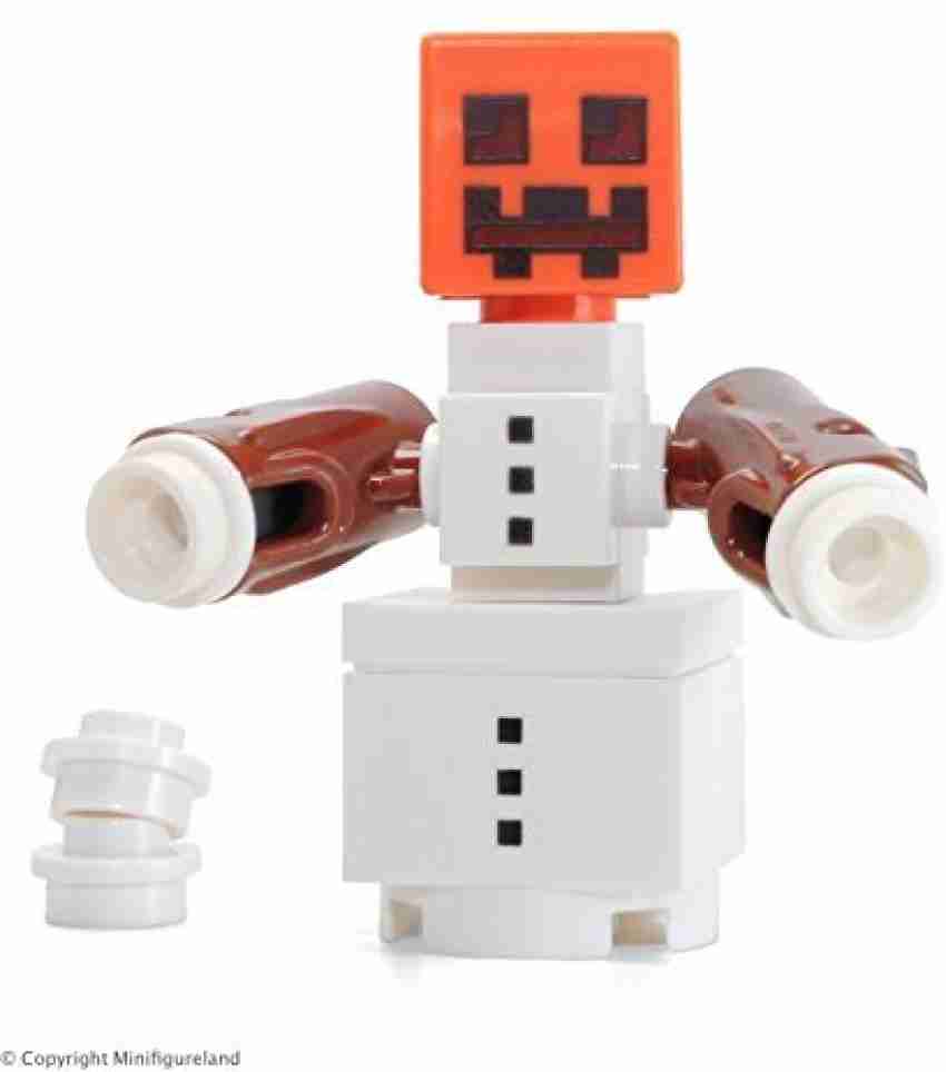 LEGO Minecraft Minifigure - Snow Golem (Snowman W/ Pumpkin Head) - Minecraft  Minifigure - Snow Golem (Snowman W/ Pumpkin Head) . shop for LEGO products  in India.