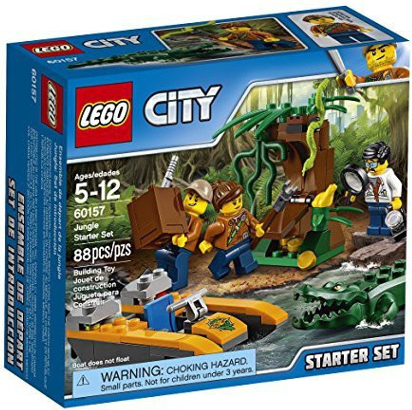 LEGO City Jungle Explorers Jungle Starter Set 60157 Building Kit