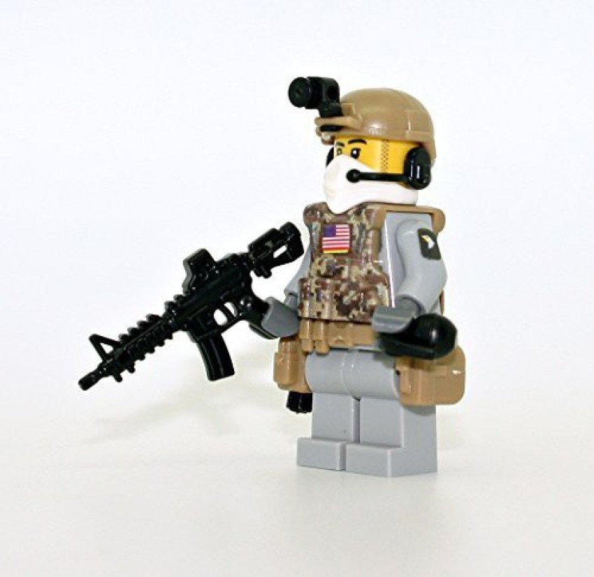 Modern Brick Warfare Army Airborne Ranger Soldier Custom Minifigure