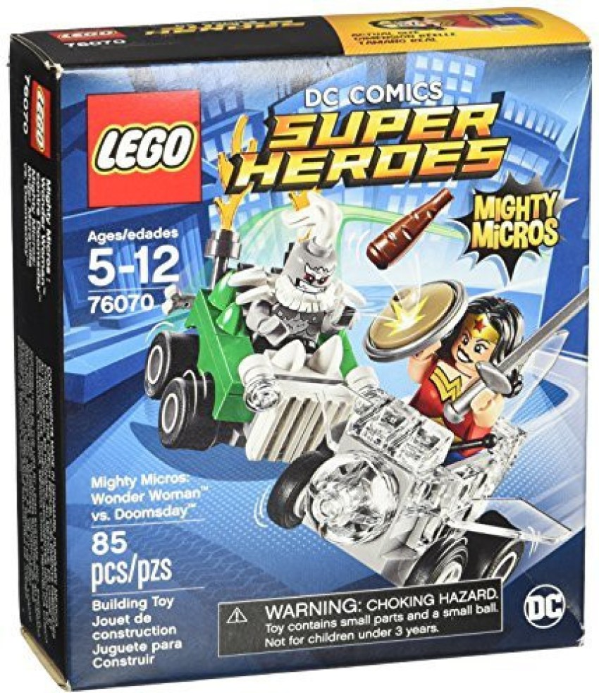LEGO Super Heroes Mighty Micros: Wonder Woman Vs. Doomsday 76070 Building - Super Heroes Mighty Micros: Wonder Woman Vs. Doomsday 76070 Building . shop LEGO products in India. | Flipkart.com