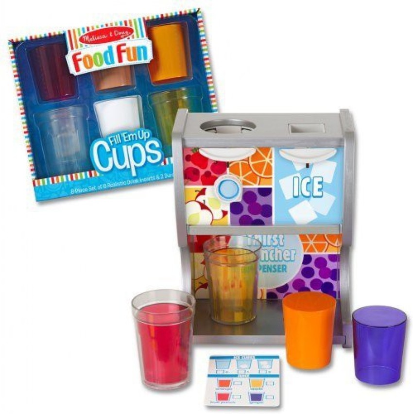 MELISSA & DOUG Thirst Quencher Dispenser & Fill 'Em Up Cups Set - Thirst  Quencher Dispenser & Fill 'Em Up Cups Set . shop for MELISSA & DOUG  products in India.