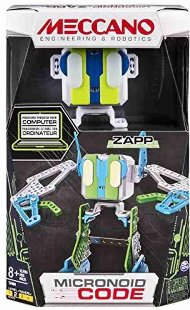 Meccano Erector Micronoid Code Zapp Programmable Robot Building