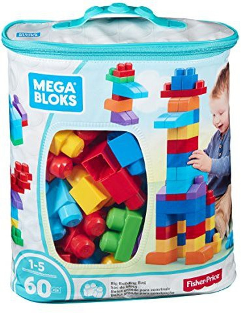 Mega Bloks Big Building Bag 60 Piece Classic Big Building Bag