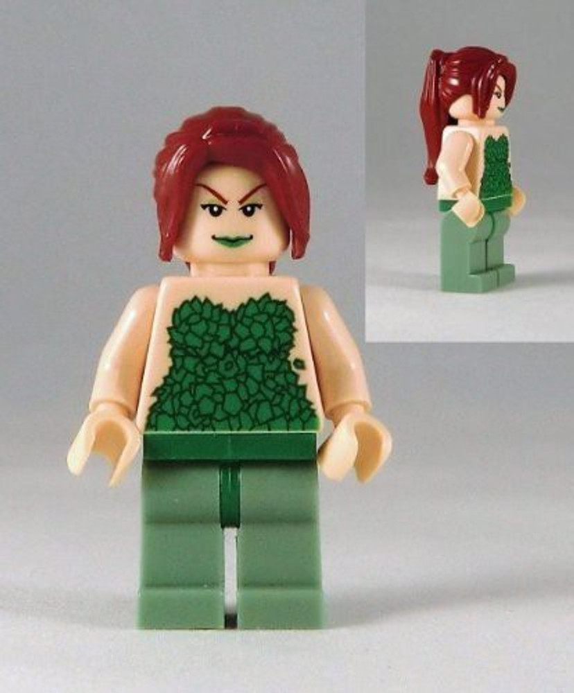 LEGO Poison Ivy Minifigure Modified Hair Batman Figure Poison