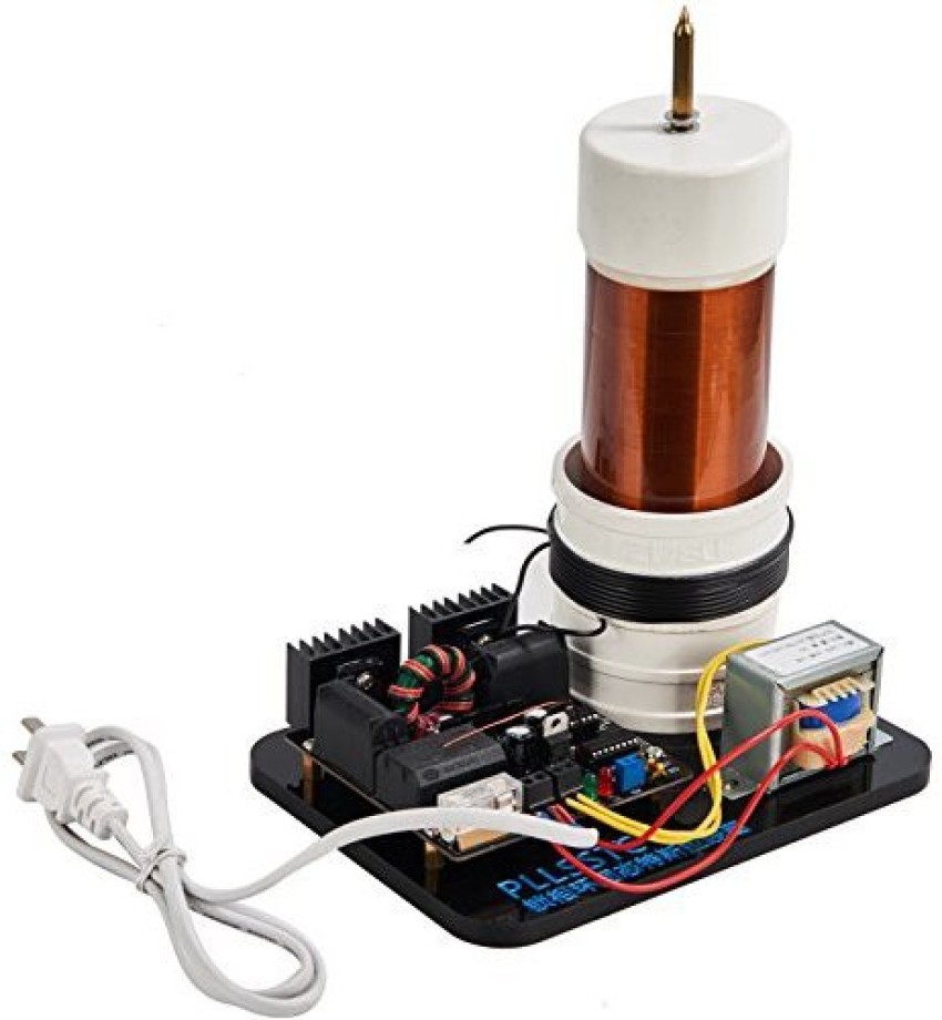 Tesla Coil Speaker with Music, Artificial Lightning Arc Music
