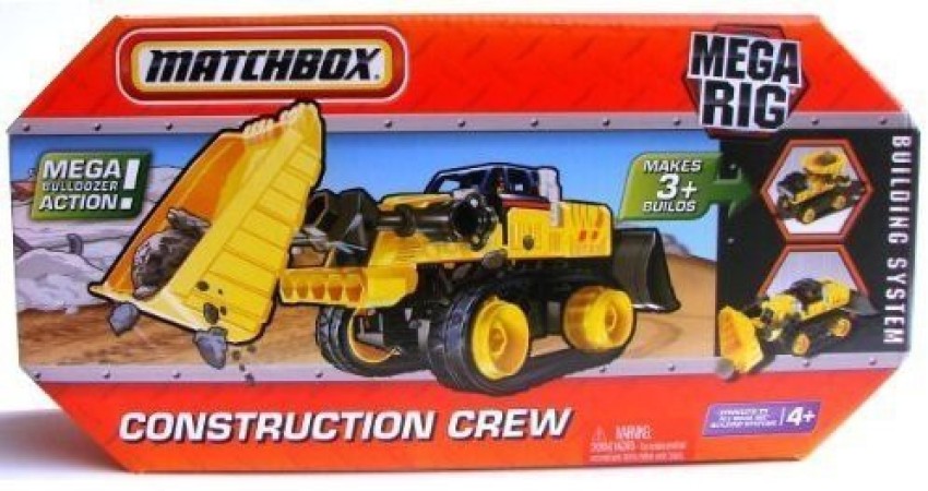 MATCHBOX Mega Rig Construction Crew Building System Toy - Mega Rig
