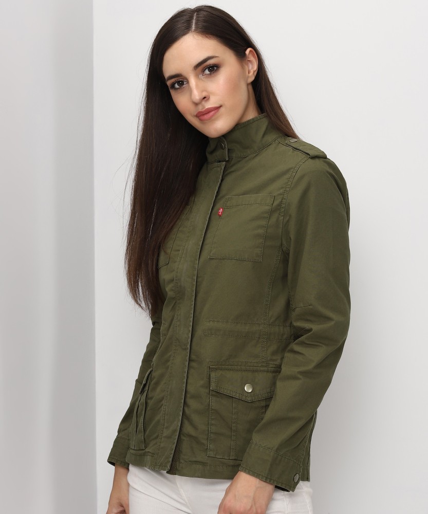 levi's green jacket womens